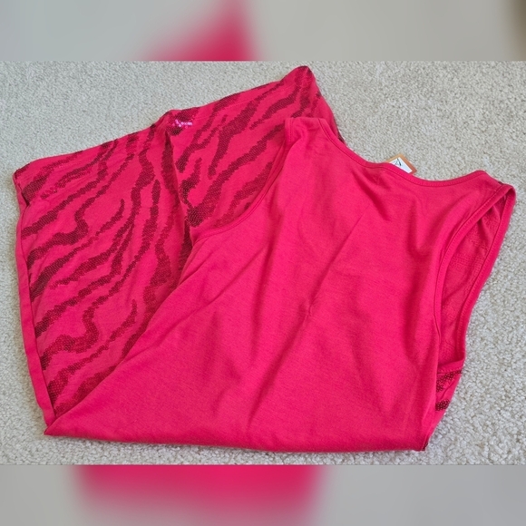 51. NWT Heart & Hips Mini Cocktail Pink Sequin Zebra Print Dress Size Small - Picture 8 of 8